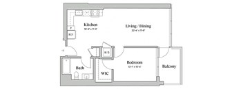 One bedroom one bathroom