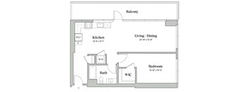 One bedroom one bathroom