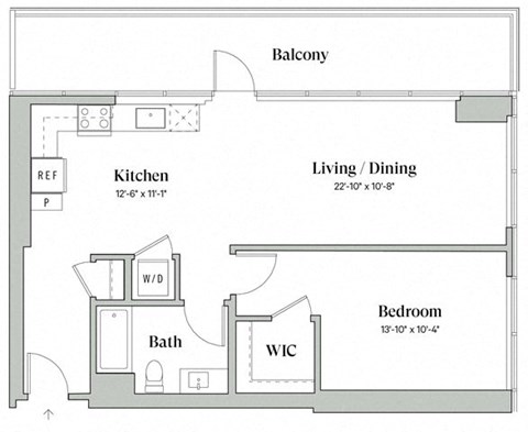 One bedroom one bathroom