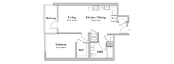 One bedroom one bathroom