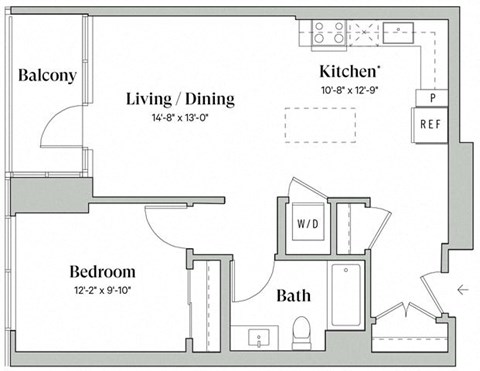One bedroom one bathroom