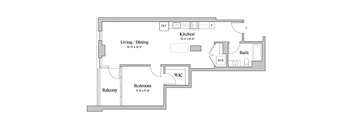 One bedroom one bathroom