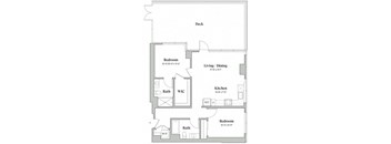 Two Bedroom Two Bathroom