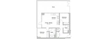 Two Bedroom Two Bathroom