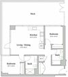 Two Bedroom Two Bathroom