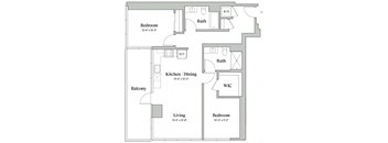 Two bedroom Two bathroom