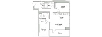 Two bedroom Two bathroom