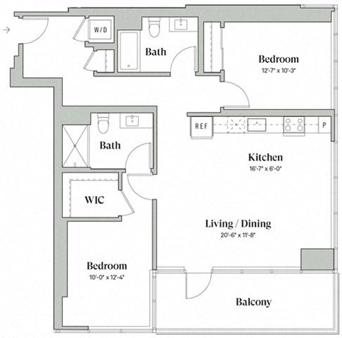 Two bedroom Two bathroom