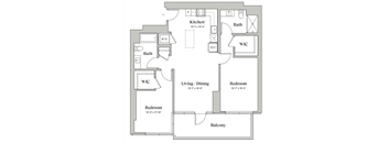 Two Bedroom Two Bathroom