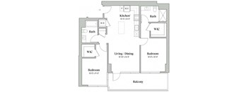 Two bedroom Two bathroom