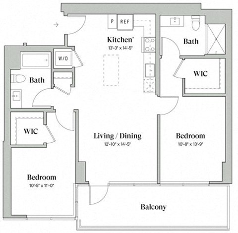 Two bedroom Two bathroom