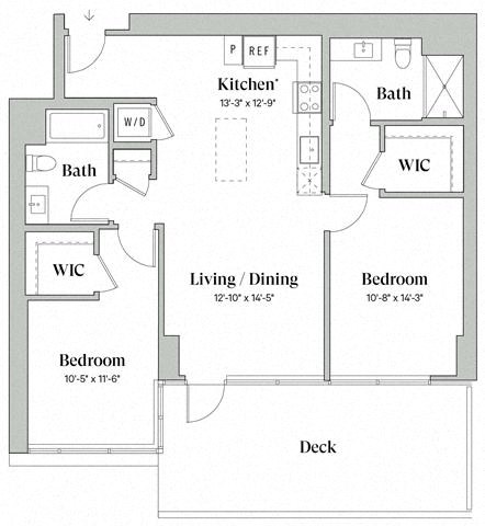 Two bedroom Two bathroom