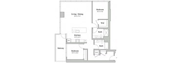 Two bedroom Two bathroom