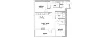 Two Bedroom Two Bathroom