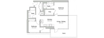 Two Bedroom Two Bathroom