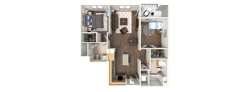 Sola 2 Bedroom and Balcony at Sola, San Diego California