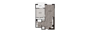 A1.1 Floorplan at Metro Mission Valley, San Diego, CA