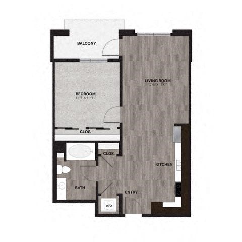 A1.1 Floorplan at Metro Mission Valley, San Diego, CA