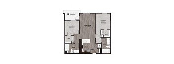 B1 Floorplan at Metro Mission Valley, San Diego California