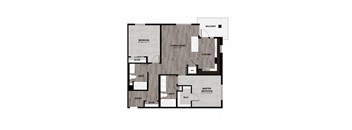 B3 Floorplan at Metro Mission Valley, California