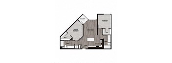 B4 Floorplan at Metro Mission Valley, San Diego, 92108