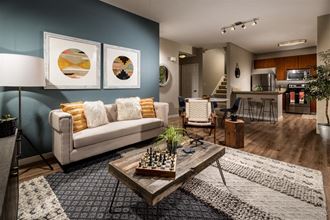 living room at Montiavo, Santa Maria, CA