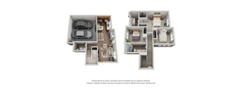 Burgundy Floor Plan at Montiavo, California 