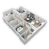 Unit H Floor plan