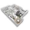 Unit K-Mod Floor Plan