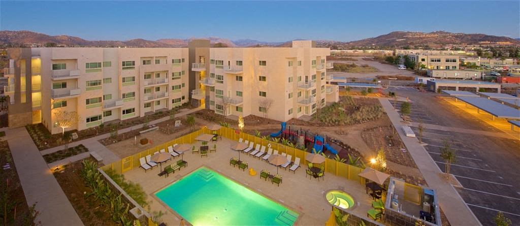 External Apartment View, at Parc One, Santee, California