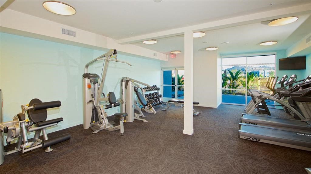 Fitness Center with Cardio Equipment And Free Weights, at Parc One, Santee, CA