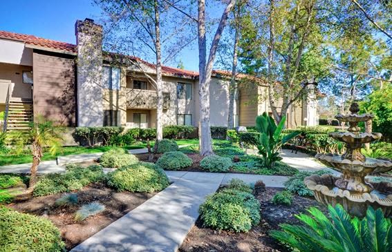 Landscape at Shadowridge Woodbend Apartments in Vista, CA