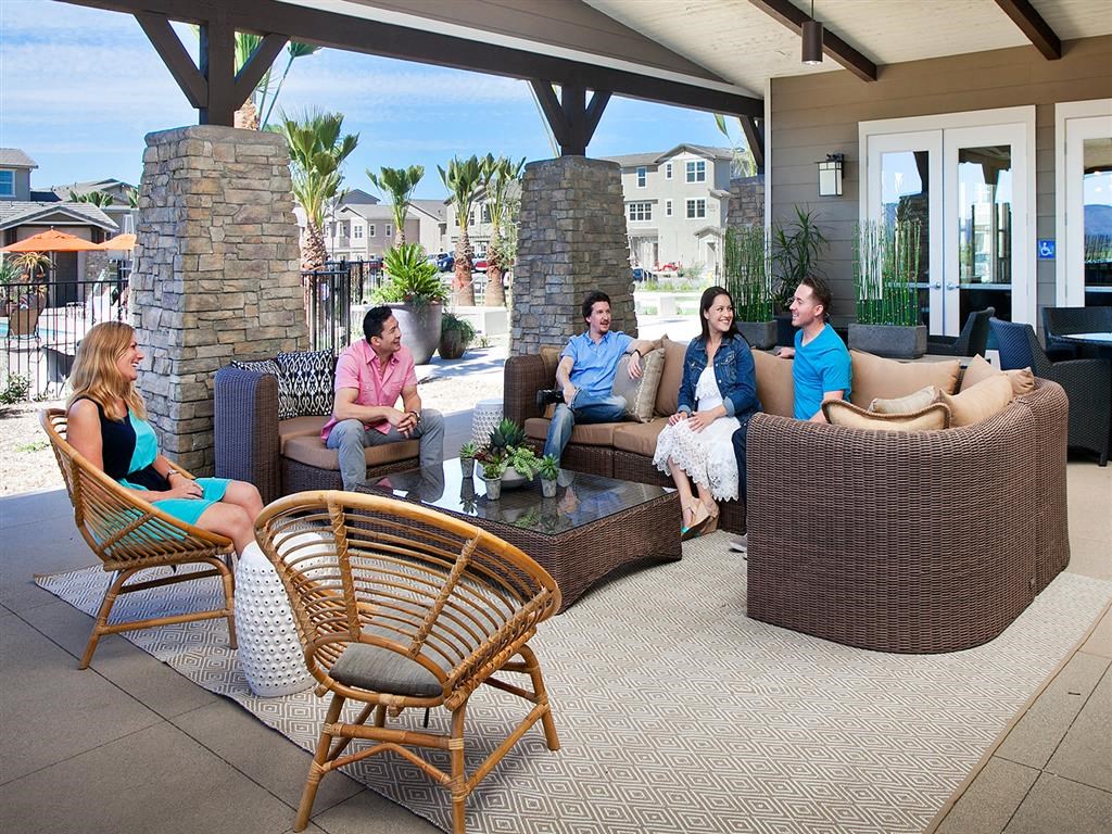 Outdoor Patio with Friends
