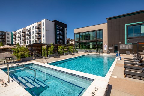 hot tub and pool