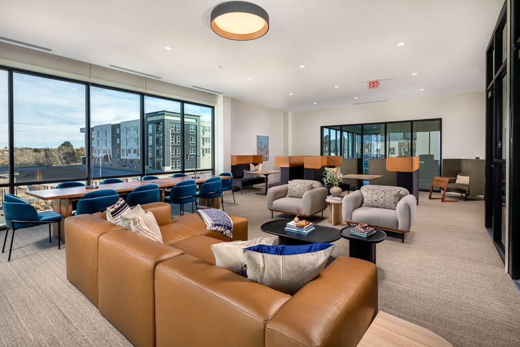 Clubhouse with seating