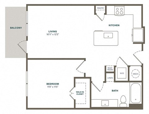 one bedroom one bathroom