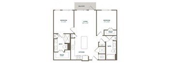 two bedroom two bathroom