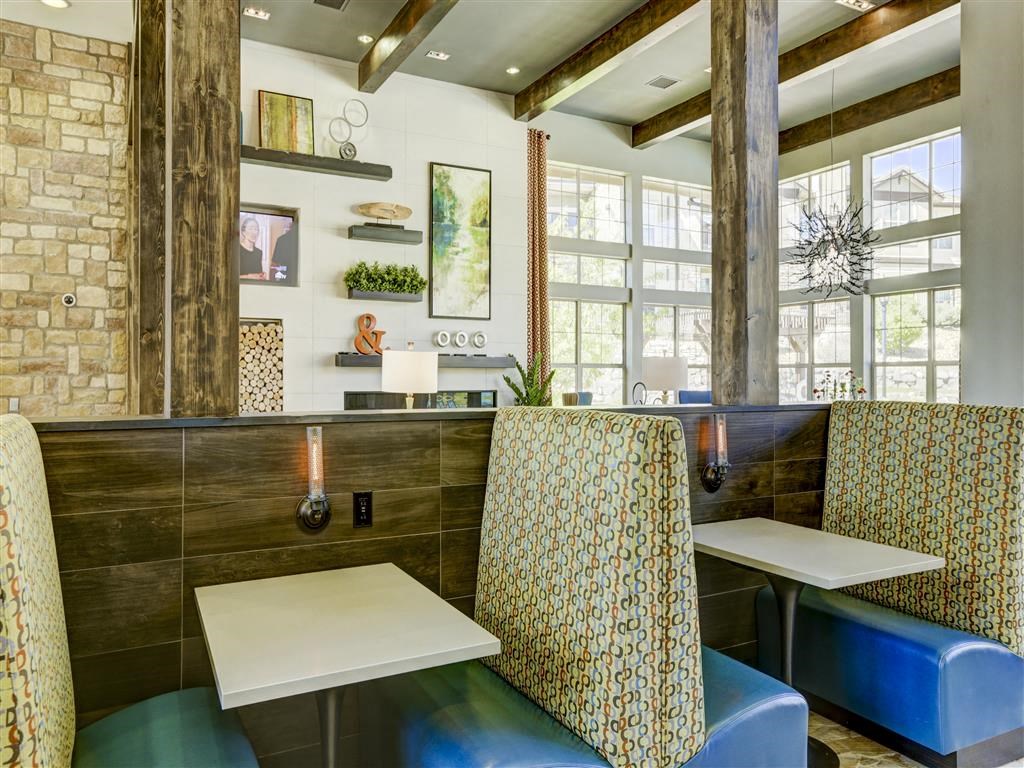 community clubhouse seating area