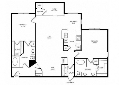the Clear Creek floor plan.