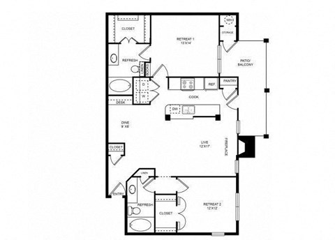 the Glennwood Springs floor plan.