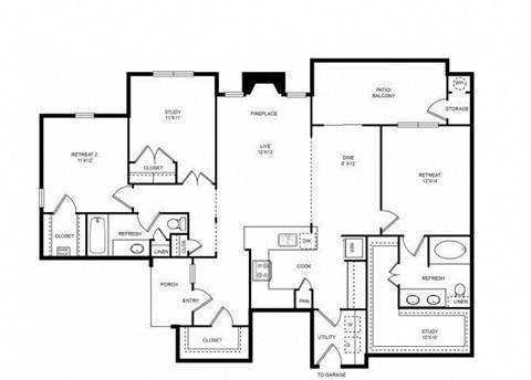 the Monitou Springs floor plan.