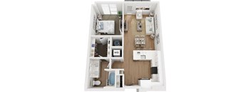 One bedroom one bathroom