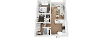 One bedroom one bathroom