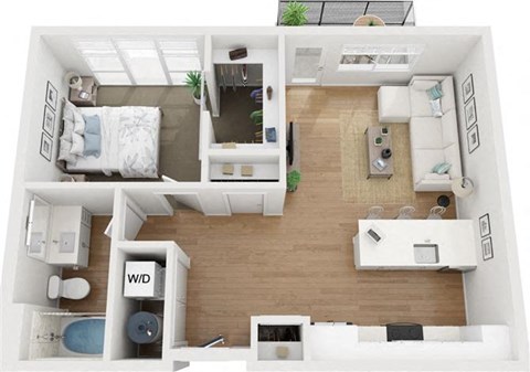 One bedroom one bathroom