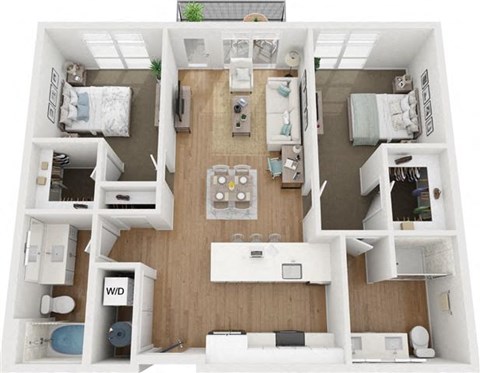 Two bedroom Two bathroom