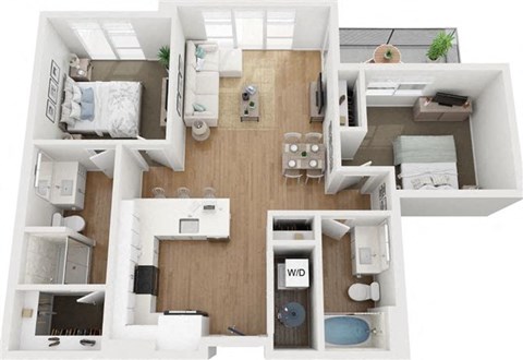 Two bedroom Two bathroom