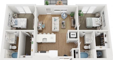 Two bedroom Two bathroom