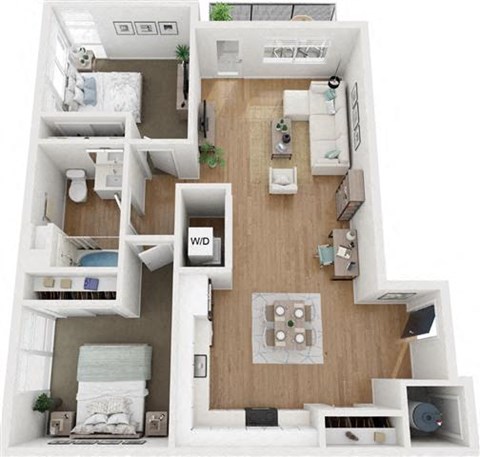 Two bedroom Two bathroom