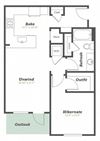 One Bedroom One Bedroom