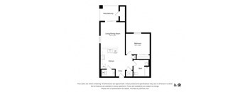 1B one bedroom one bathroom at Alpine Vista, Colorado Springs, CO, 80922